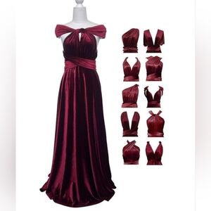 Velvet Infinity Convertible Bridesmaid Dress